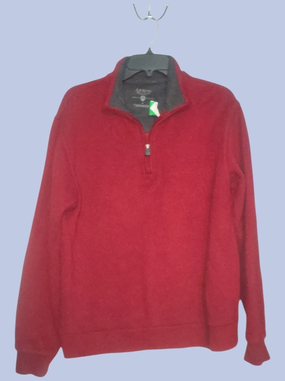 Arrow Men's Red Half-Zip Sweater